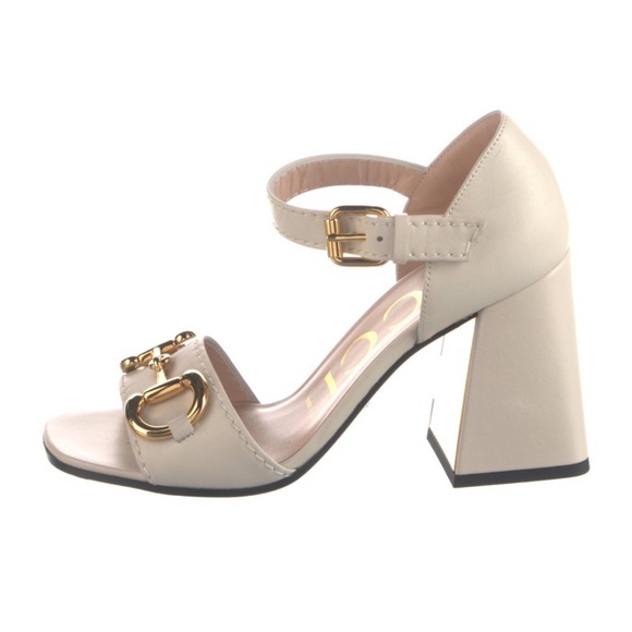 Gucci Leather Horse-bit sandals - Picture 1 of 5